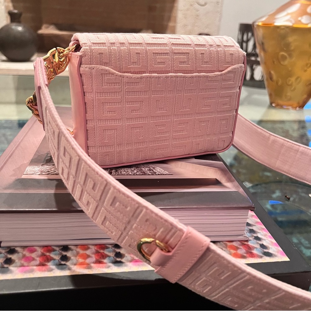 Givenchy 4G Pink Canvas Chain Handle & Crossbody Bag - Picture 8 of 14